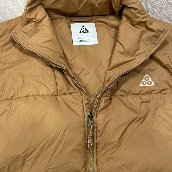 NIKE ACG Rope de Dope Men’s Insulated Packable Vest Golden Beige L Large - Picture 10 of 14